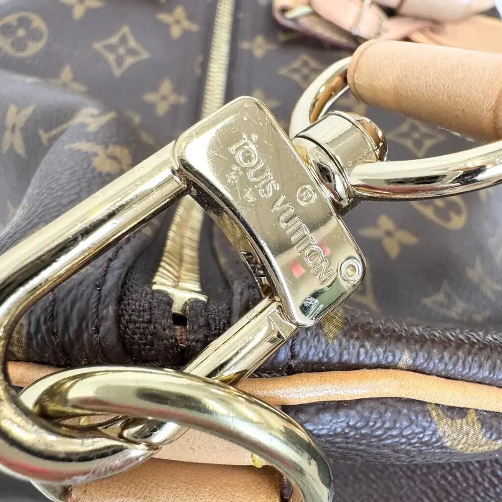 Louis Vuitton Monogram Canvas Keepall Bandouliere 60 Large Travel Duffle Bag LV